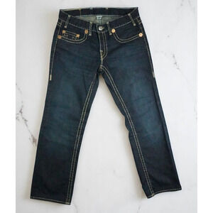 True Religion Brand Jeans Men’s 34 | Dark Wash Straight Leg | Made in USA